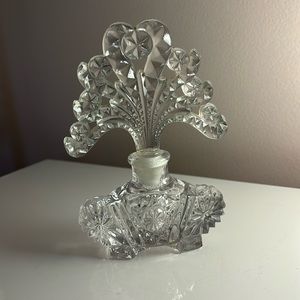 Vintage glass perfume bottle